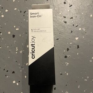 New Cricut Joy Smart Iron On 5.5 X 24 inches Black/Noir